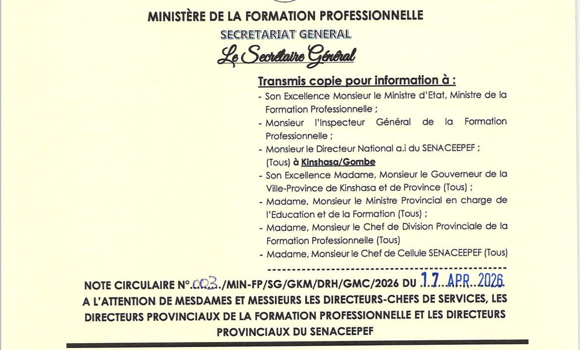 Concours interne formation professionnelle
